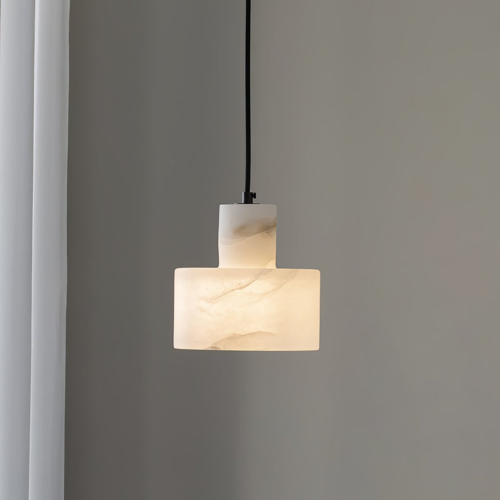 Caldenrose Alabaster Pendant Light-Moonnatur
