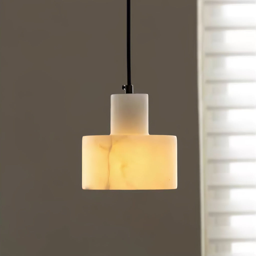 Caldenrose Alabaster Pendant Light-Moonnatur
