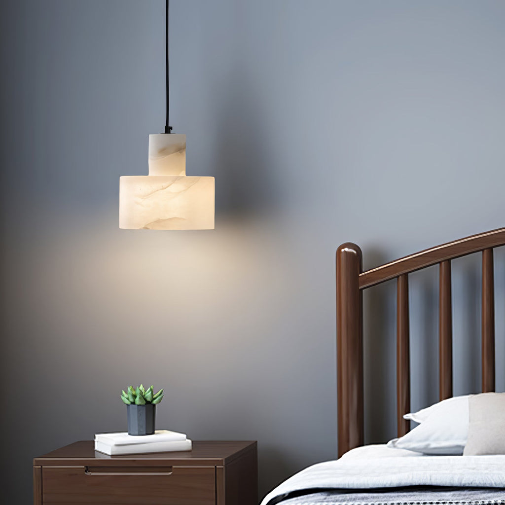 Caldenrose Alabaster Pendant Light-Moonnatur