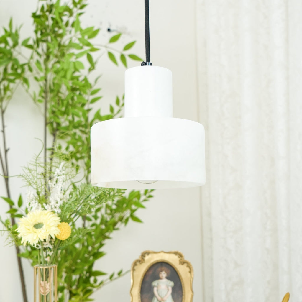 Caldenrose Alabaster Pendant Light-Moonnatur