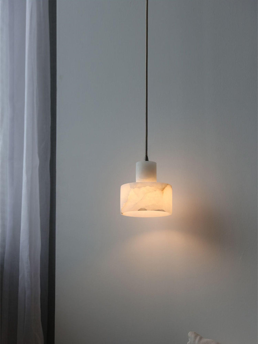 Caldenrose Alabaster Pendant Light-Moonnatur