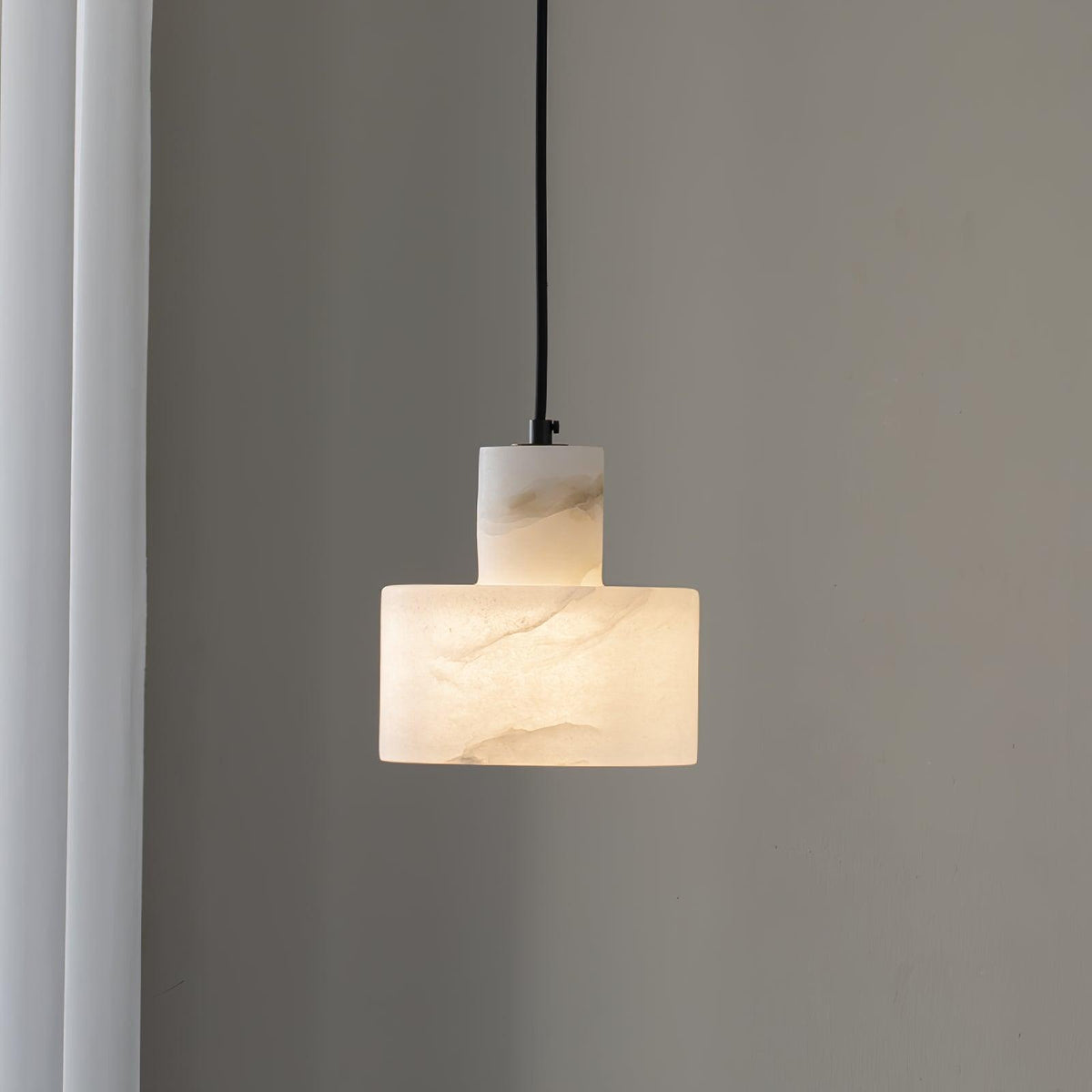 Caldenrose Alabaster Pendant Light-Moonnatur