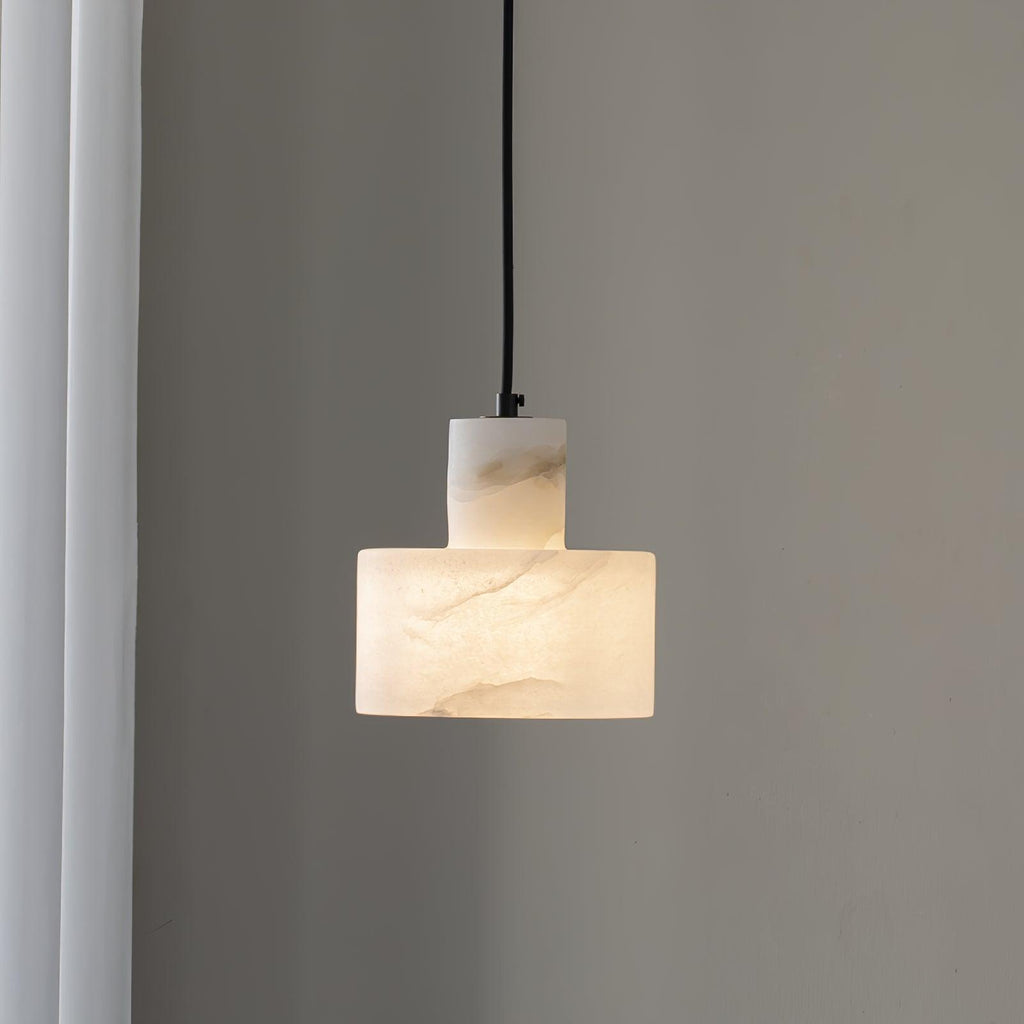 Caldenrose Alabaster Pendant Light-Moonnatur