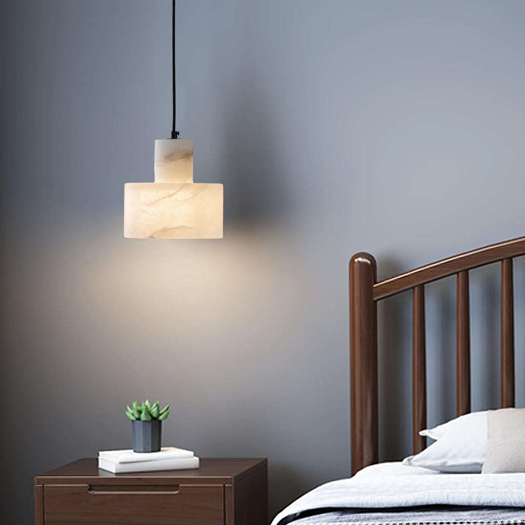 Caldenrose Alabaster Pendant Light-Moonnatur