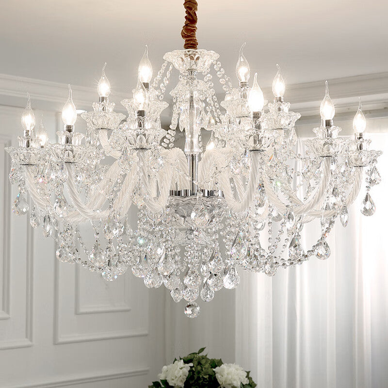 Lathenaria Crystal Chandelier-Moonnatur