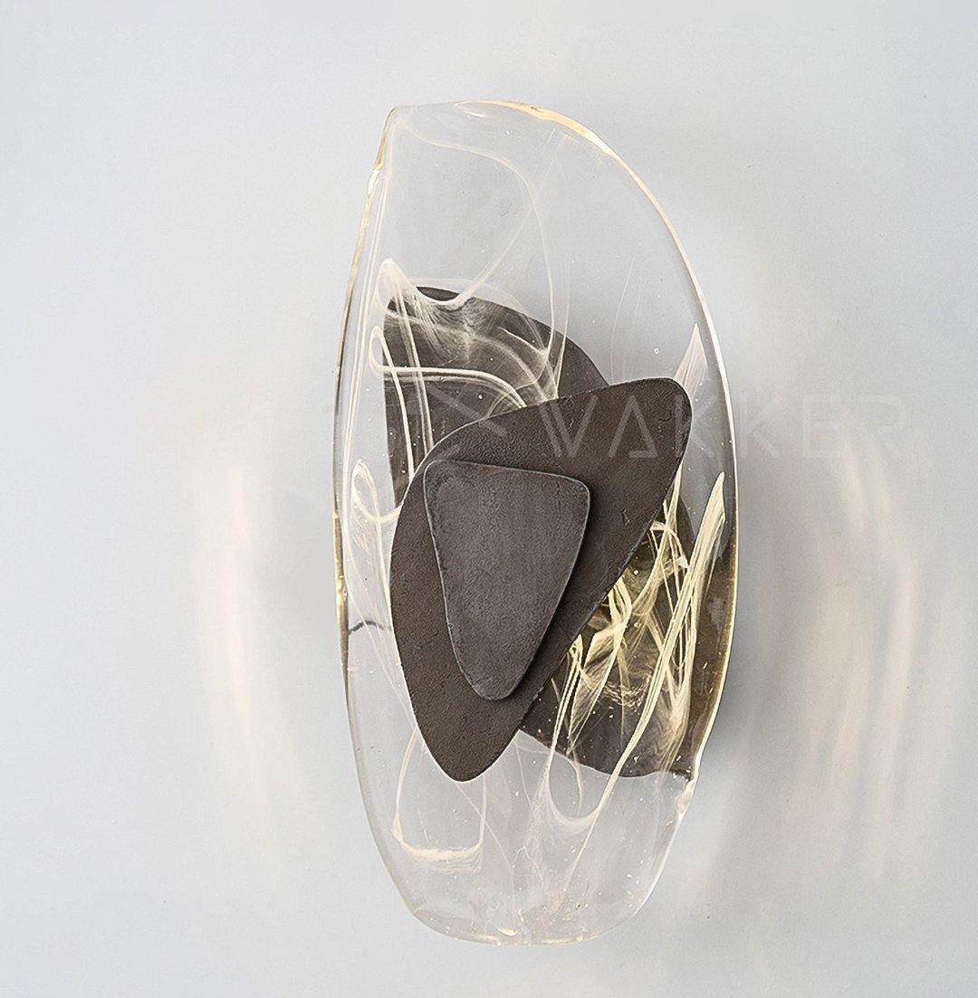 Kalvane Glass Wall Light-Moonnatur