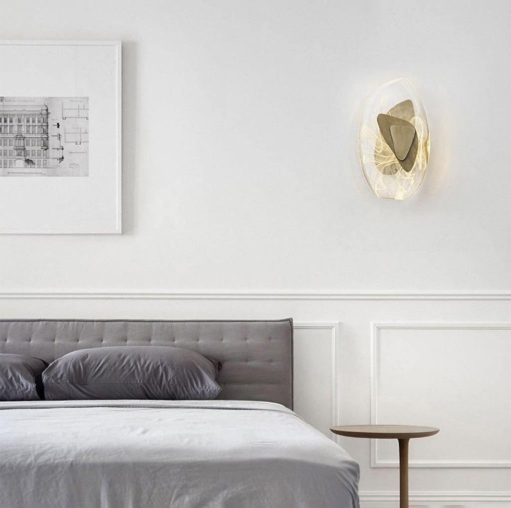 Kalvane Glass Wall Light-Moonnatur