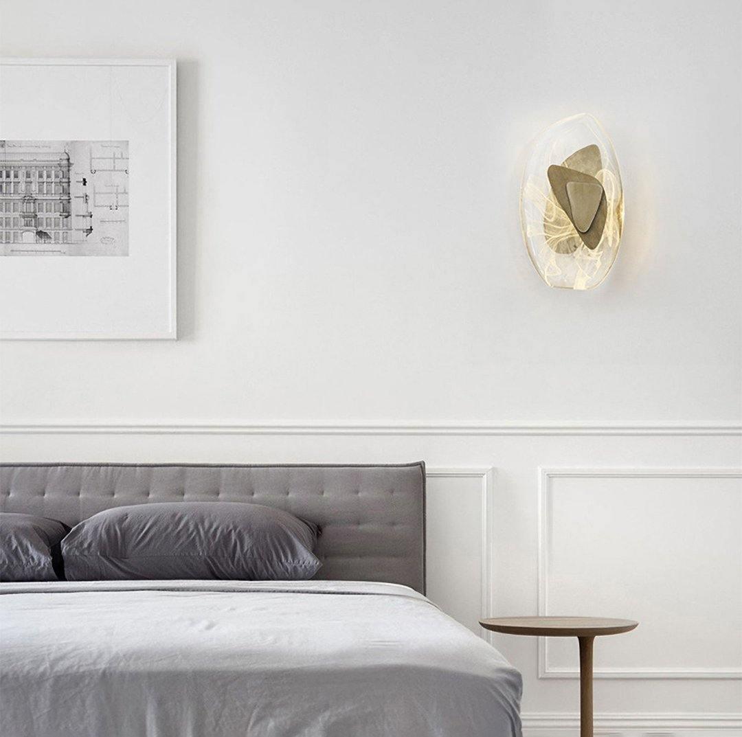 Kalvane Glass Wall Light-Moonnatur