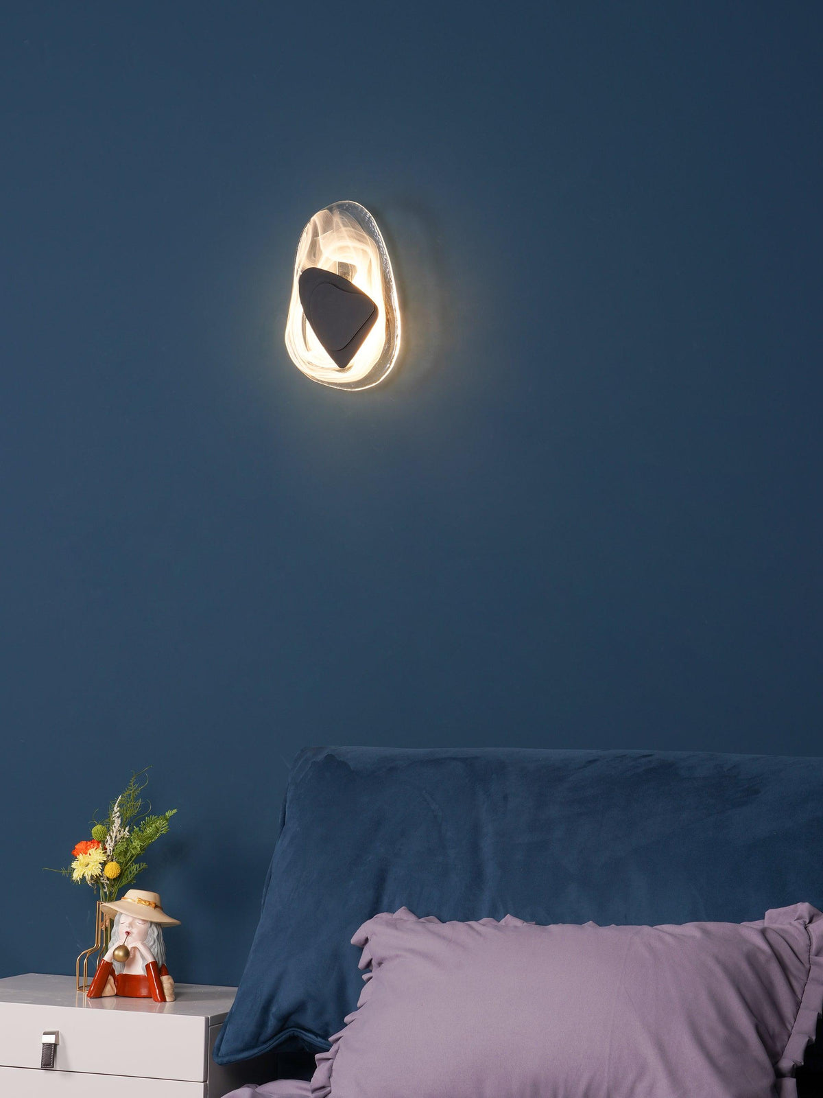 Kalvane Glass Wall Light-Moonnatur