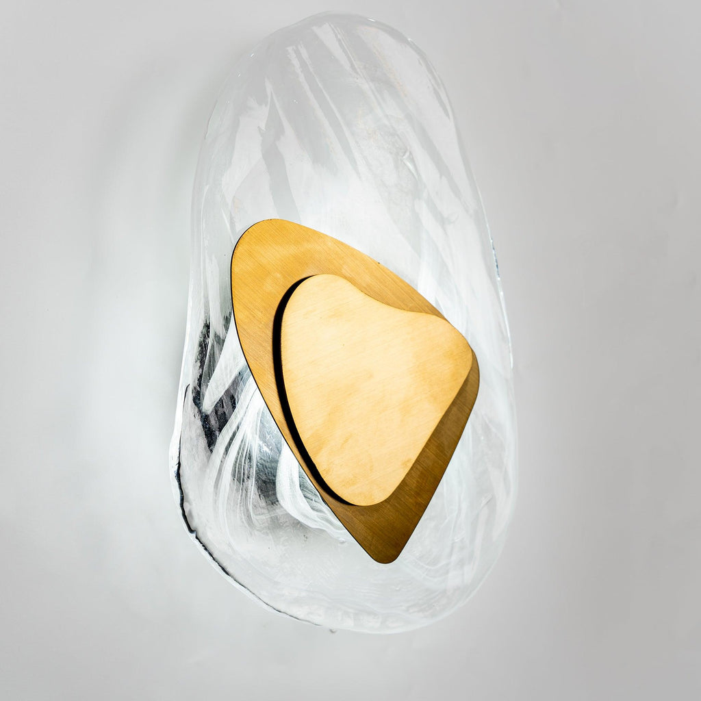 Kalvane Glass Wall Light-Moonnatur