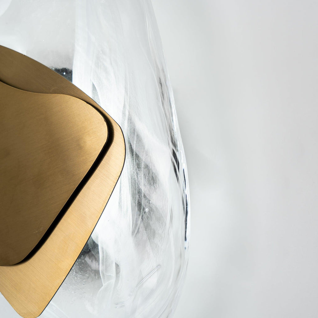 Kalvane Glass Wall Light-Moonnatur
