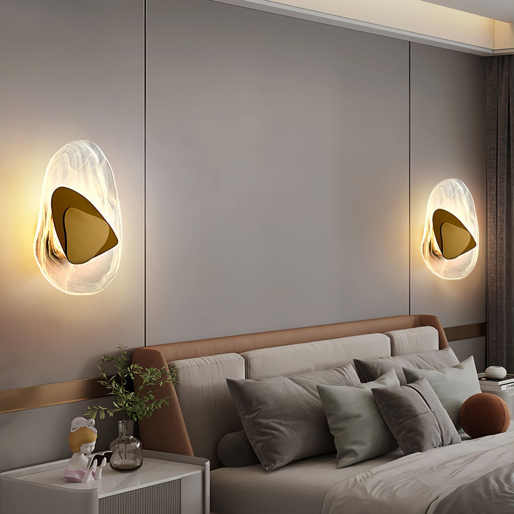 Kalvane Glass Wall Light-Moonnatur