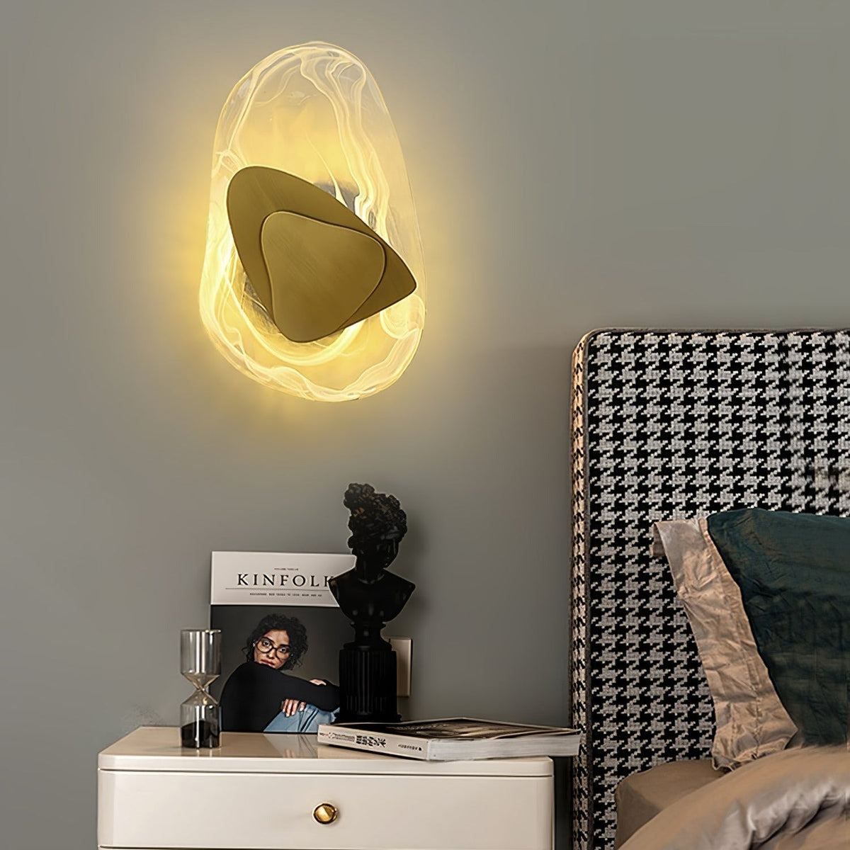 Rovenley Glass Wall Light-Moonnatur