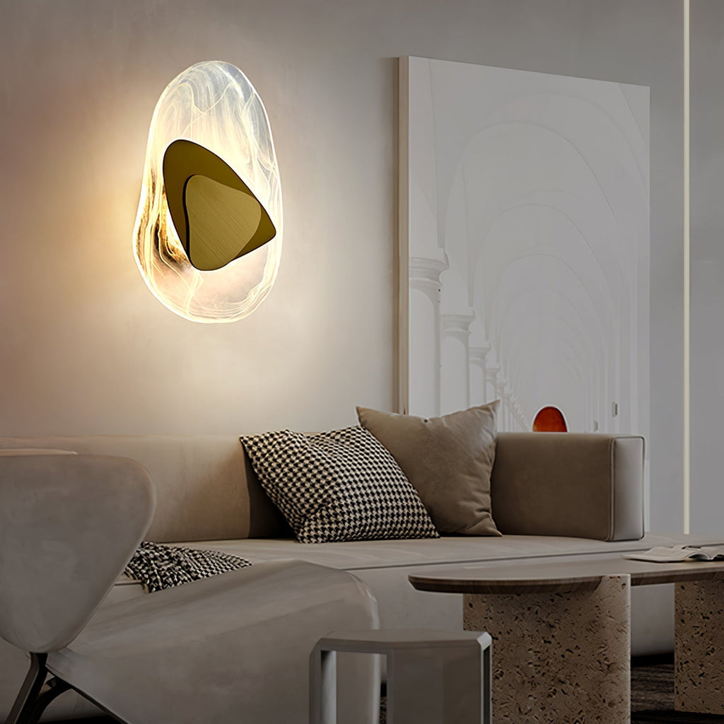 Kalvane Glass Wall Light-Moonnatur