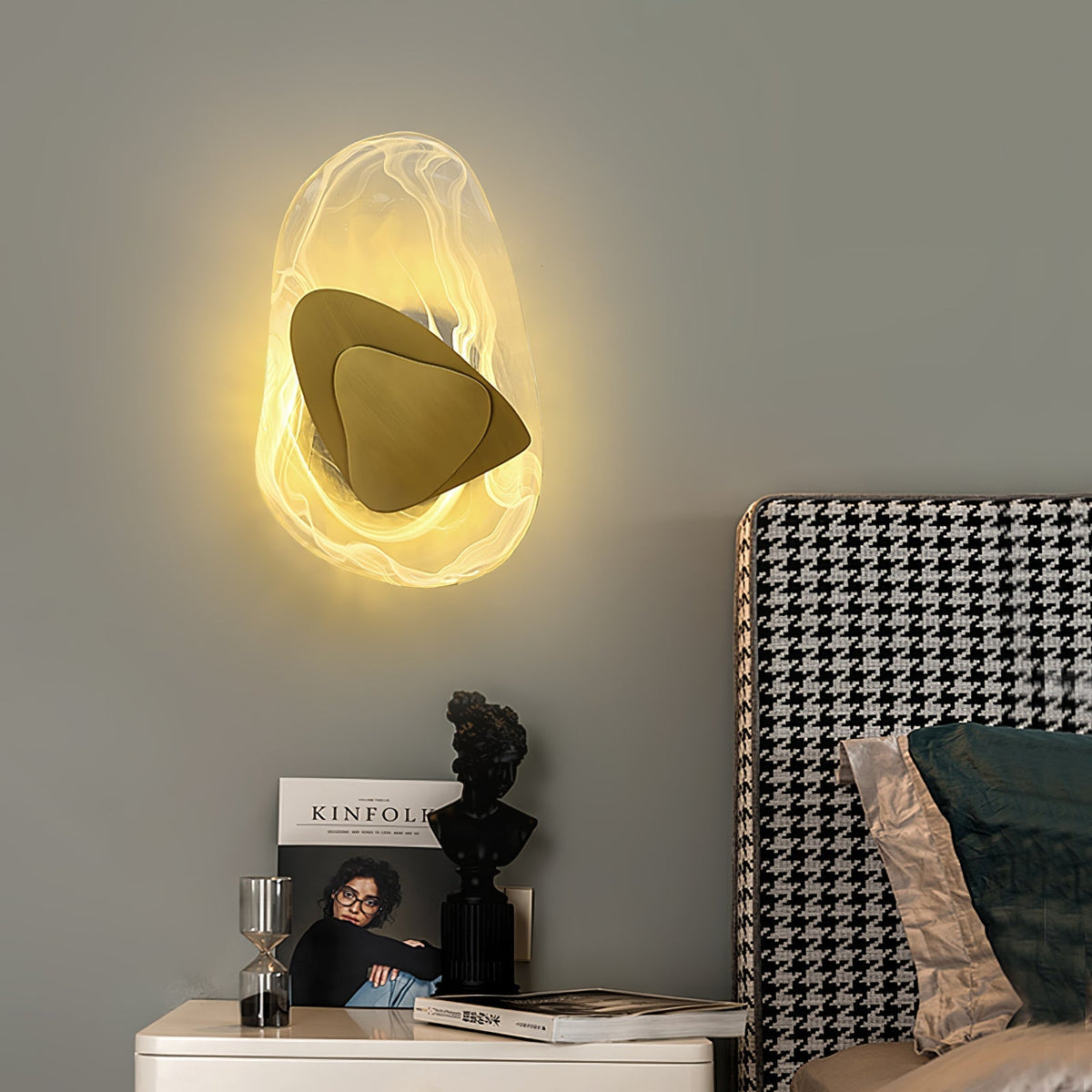 Rovenley Glass Wall Light-Moonnatur