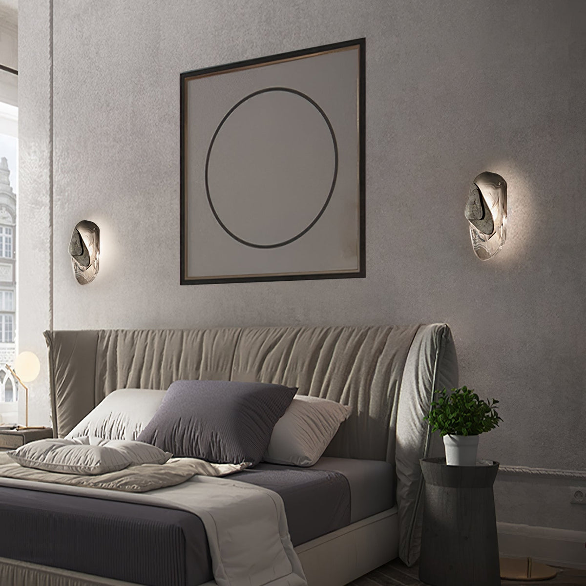 Rovenley Glass Wall Light-Moonnatur