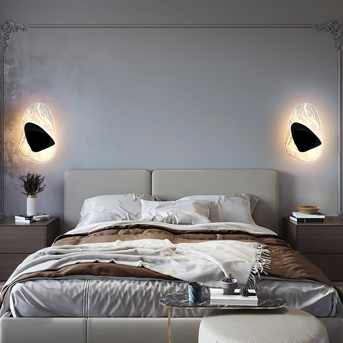 Rovenley Glass Wall Light-Moonnatur