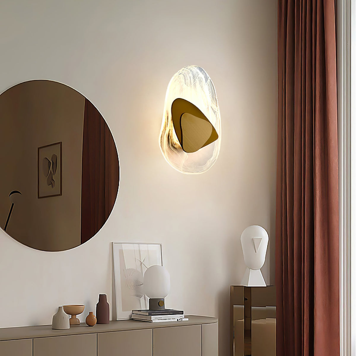 Rovenley Glass Wall Light-Moonnatur