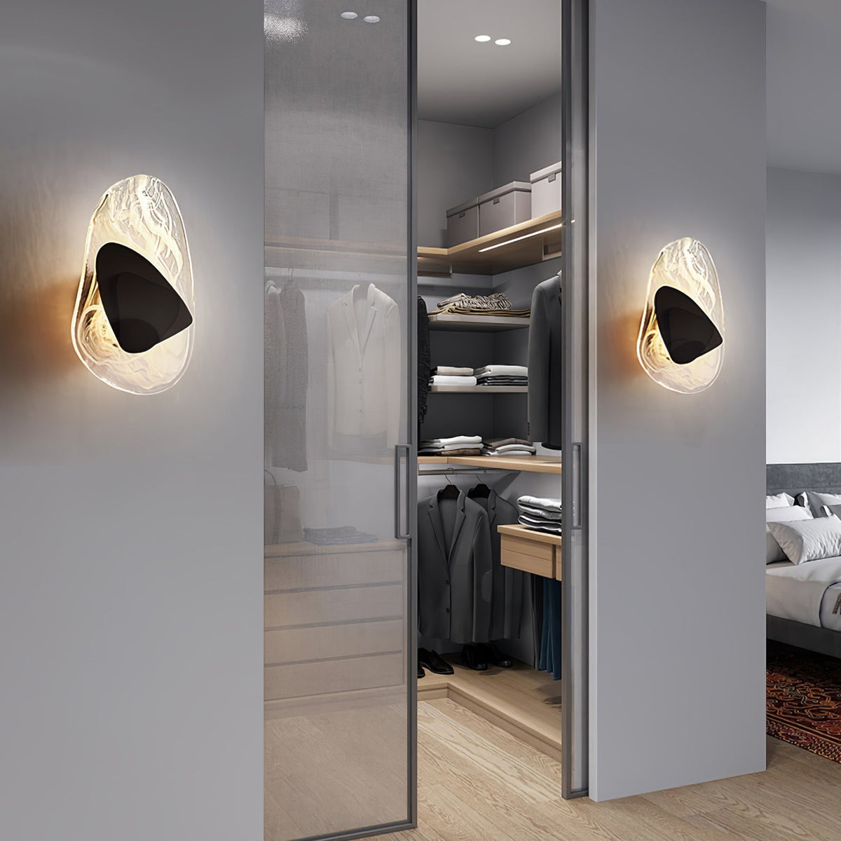 Rovenley Glass Wall Light-Moonnatur