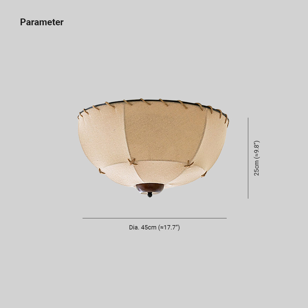 Brenelenna Fabric Ceiling Light-Moonnatur