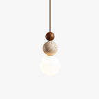 Veyrenbrook Travertine Pendant Light-Moonnatur