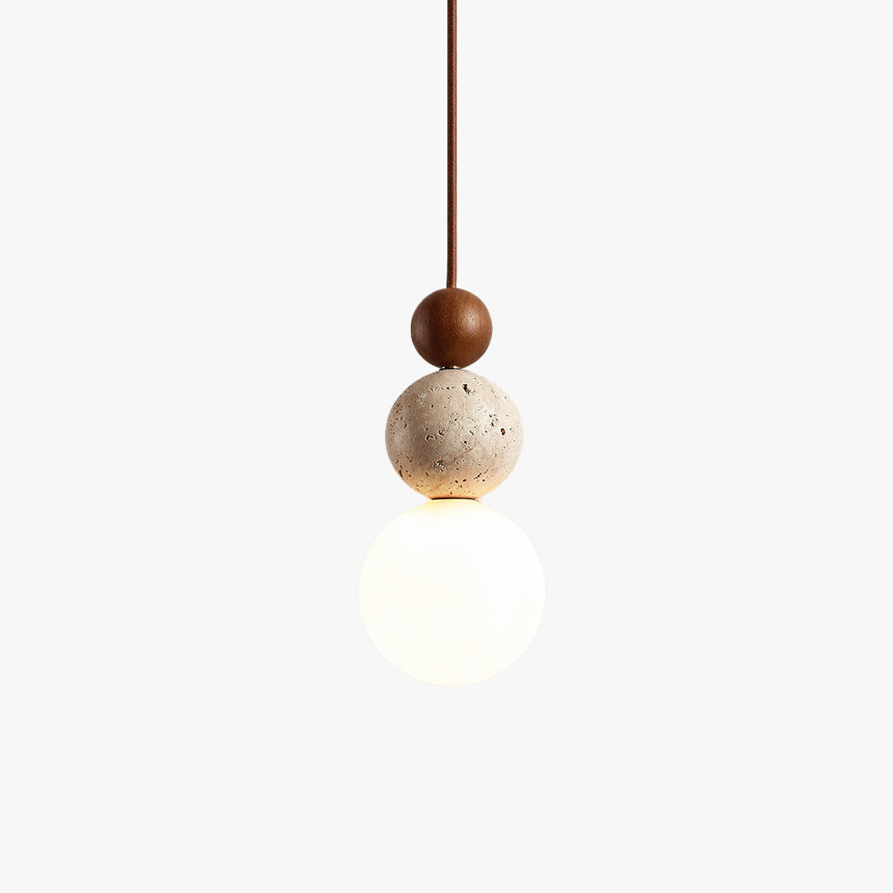 Veyrenbrook Travertine Pendant Light-Moonnatur