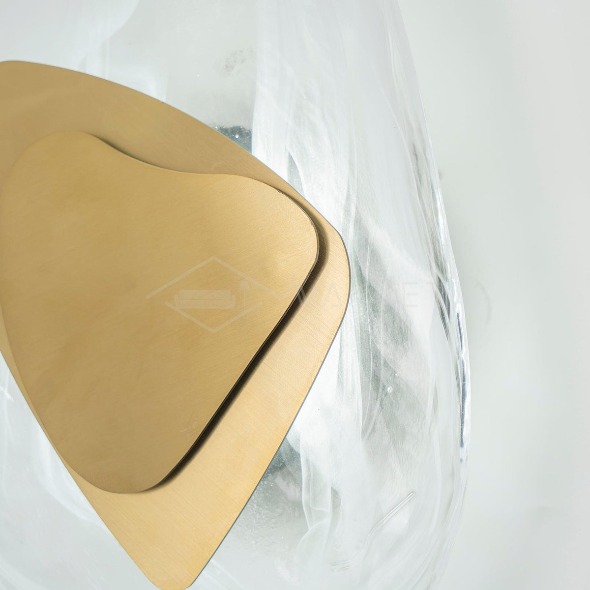 Kalvane Glass Wall Light-Moonnatur