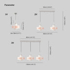 Laderora Glass Pendant Light-Moonnatur