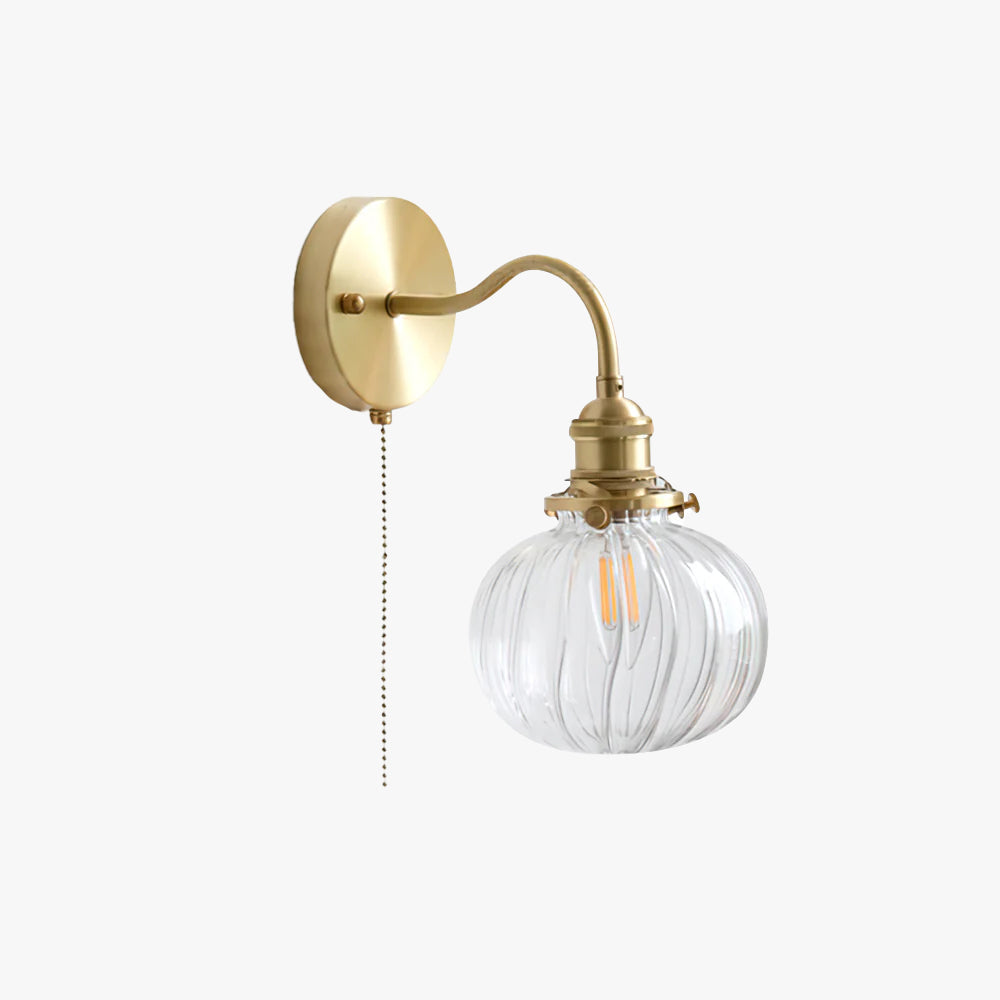 Lindelara Glass Wall Light-Moonnatur