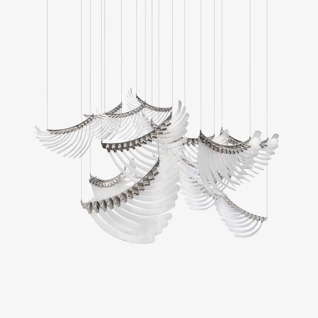 Orlenora Glass Chandelier-Moonnatur