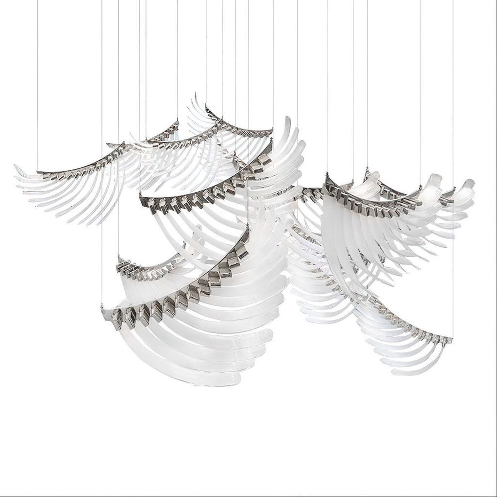 Orlenora Glass Chandelier-Moonnatur