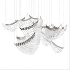 Orlenora Glass Chandelier-Moonnatur