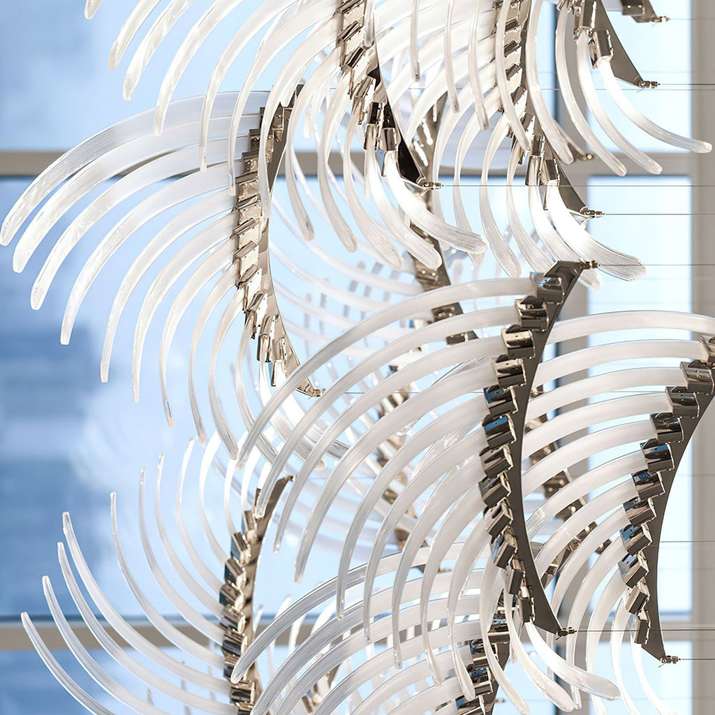 Orlenora Glass Chandelier-Moonnatur