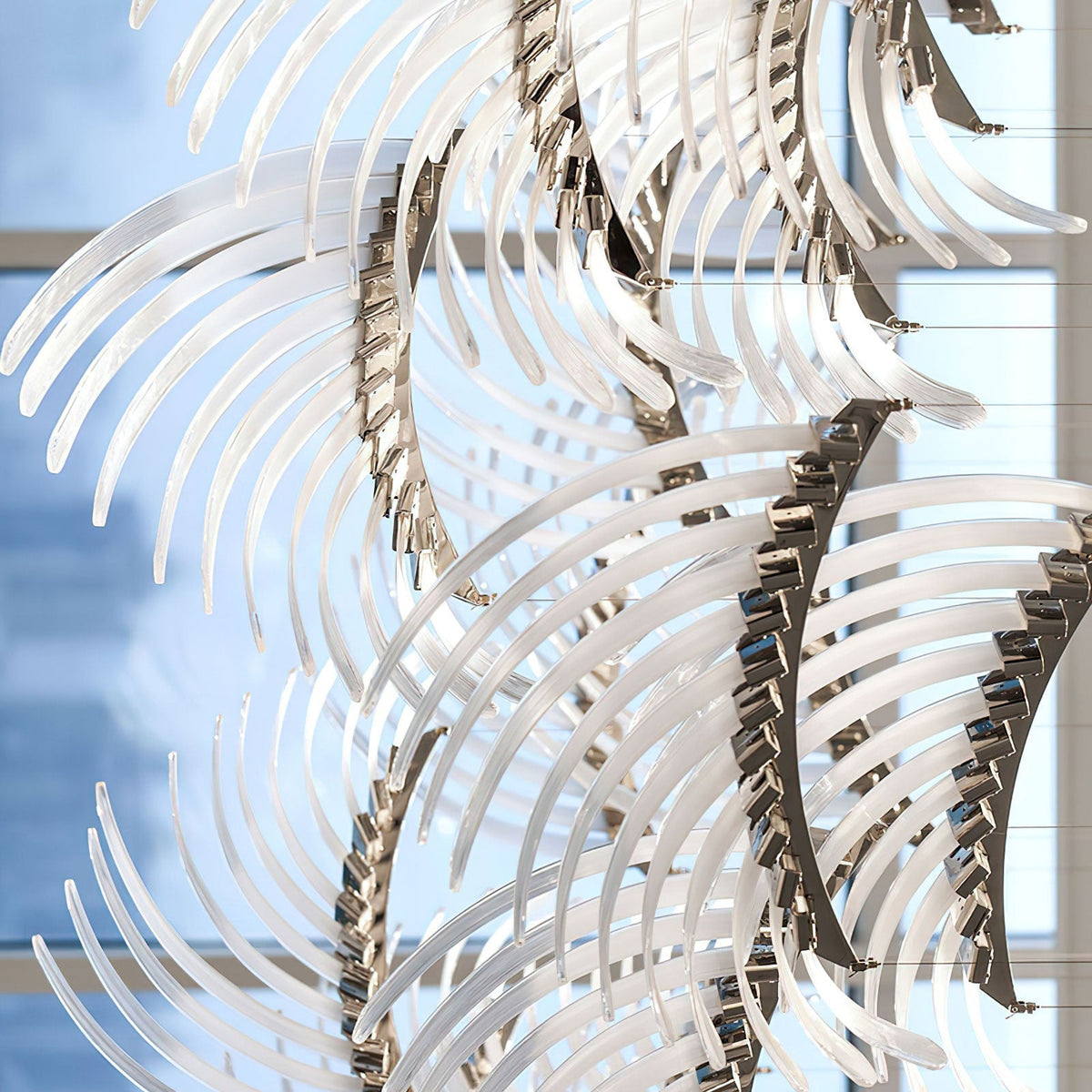 Orlenora Glass Chandelier-Moonnatur