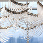 Orlenora Glass Chandelier-Moonnatur