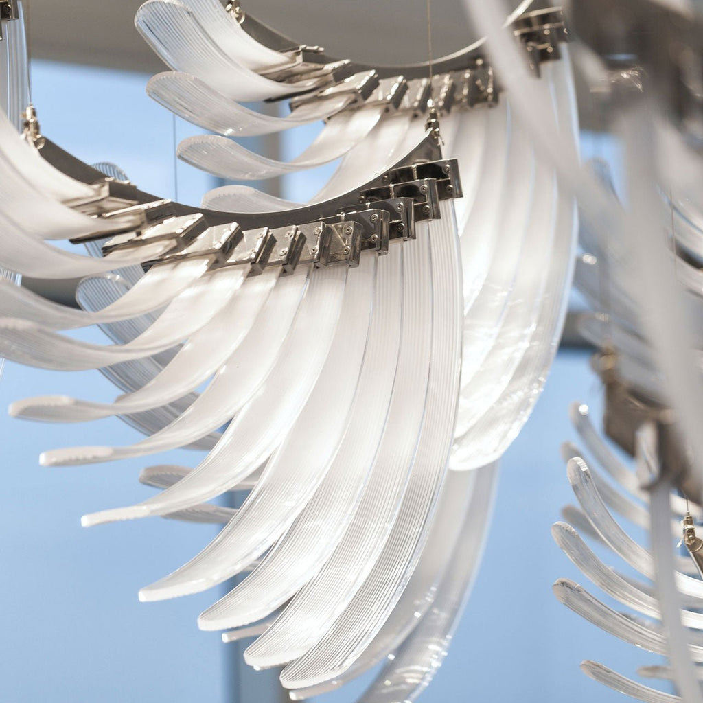 Orlenora Glass Chandelier-Moonnatur