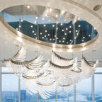 Orlenora Glass Chandelier-Moonnatur