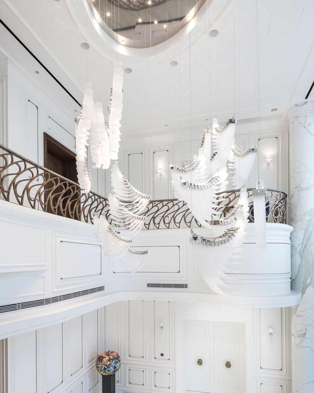 Orlenora Glass Chandelier-Moonnatur