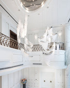 Orlenora Glass Chandelier-Moonnatur