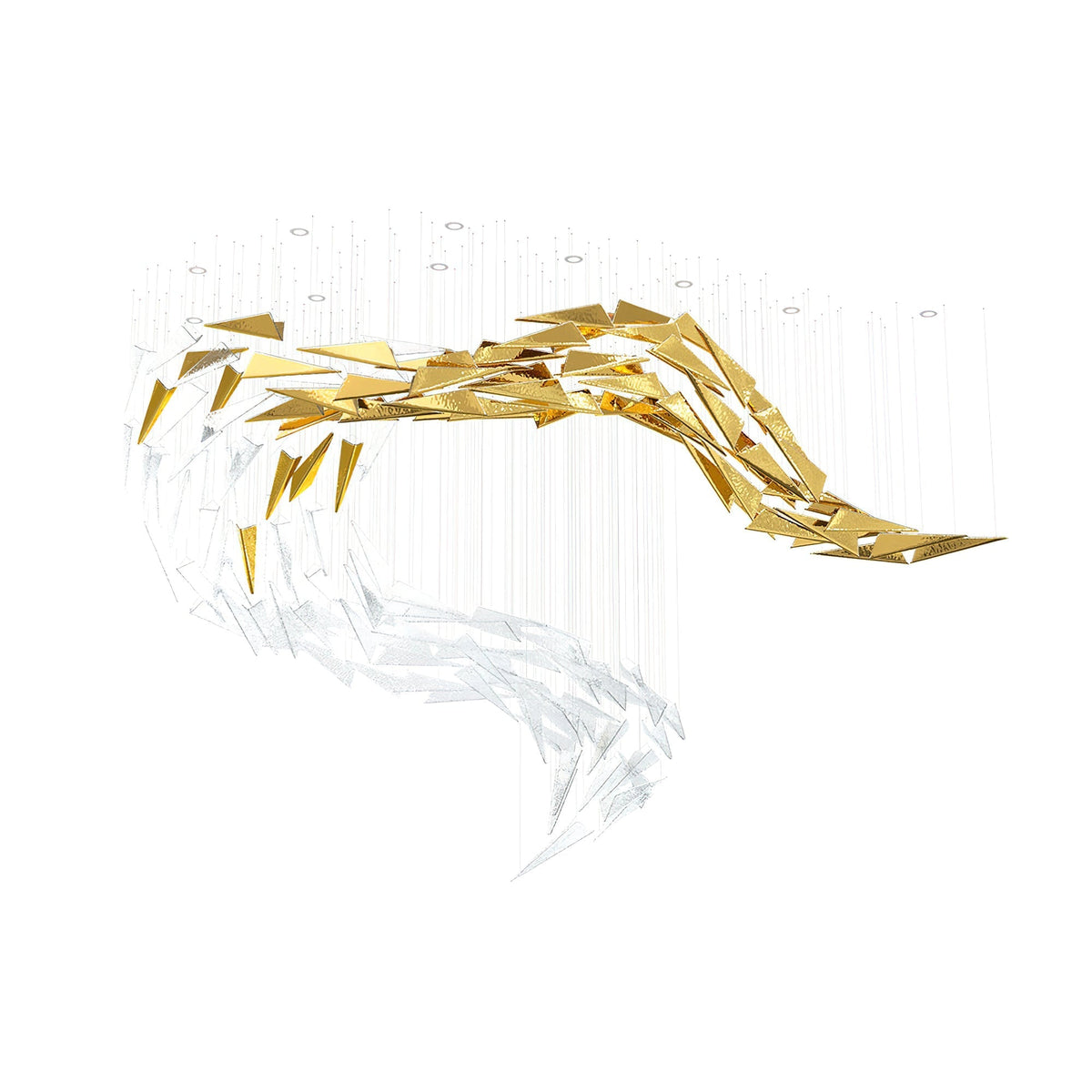 Talenina Glass Chandelier-Moonnatur