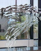 Talenina Glass Chandelier-Moonnatur