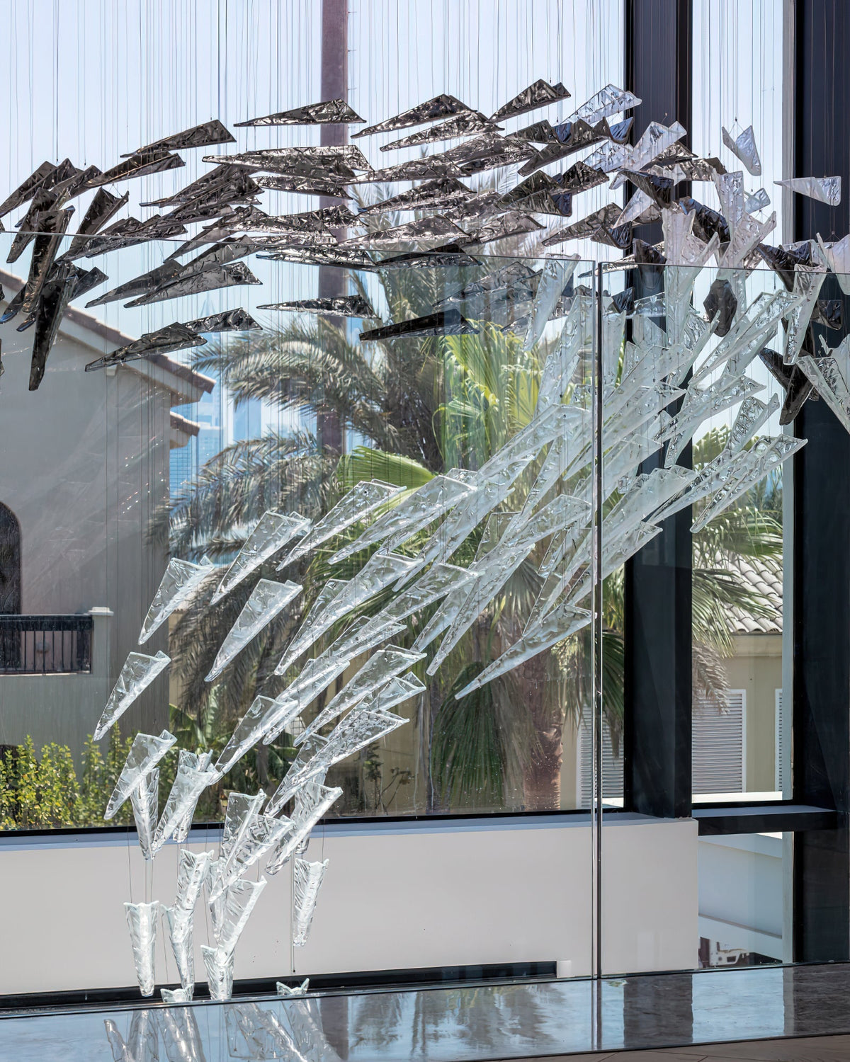 Talenina Glass Chandelier-Moonnatur