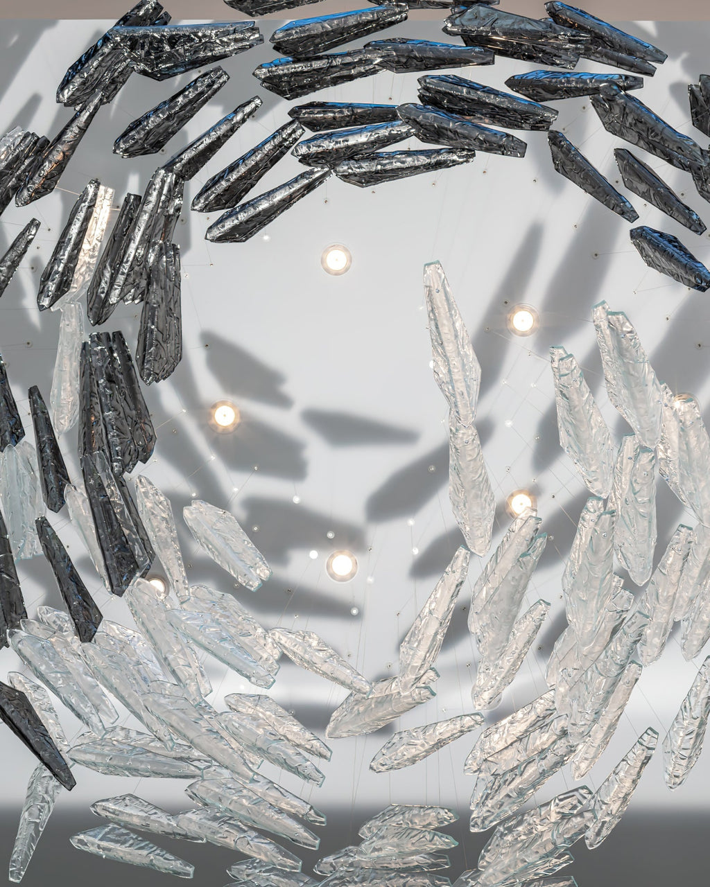 Talenina Glass Chandelier-Moonnatur