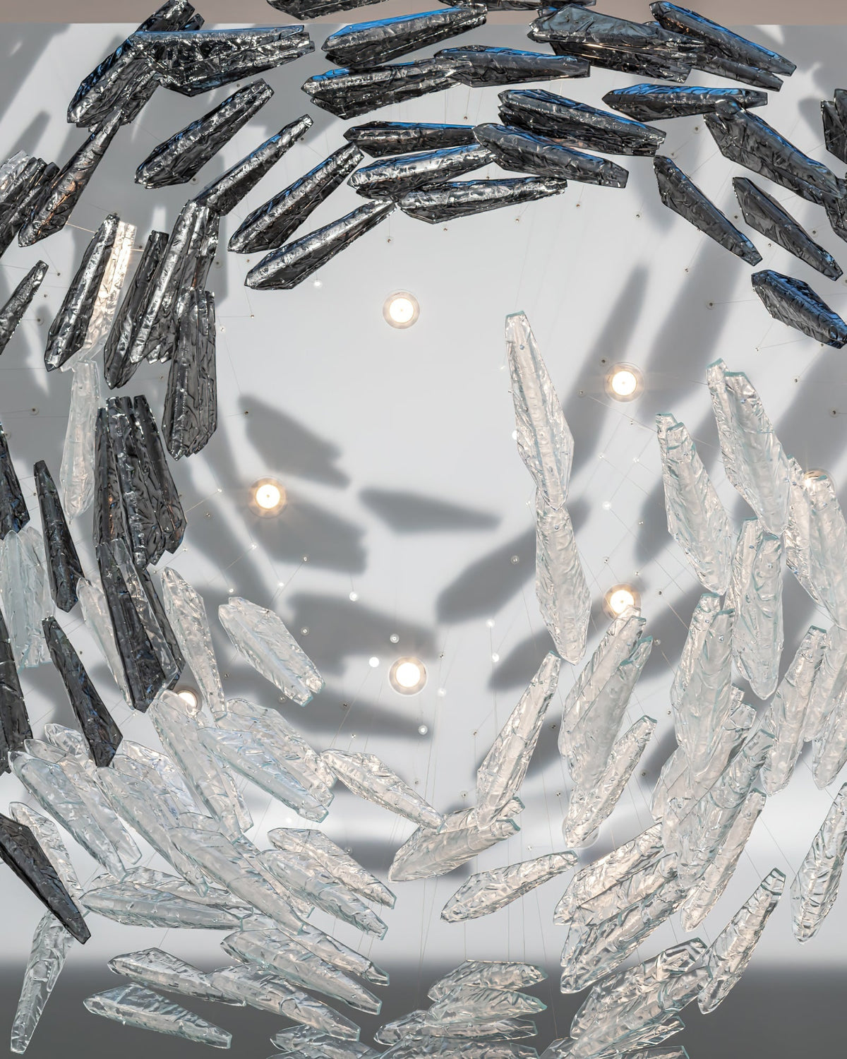 Talenina Glass Chandelier-Moonnatur