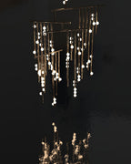 Ilvenaria Brass Chandelier-Moonnatur