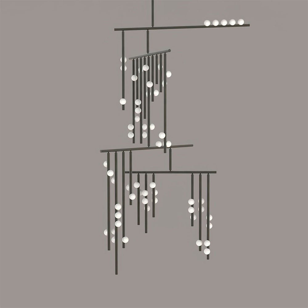 Ilvenaria Brass Chandelier-Moonnatur