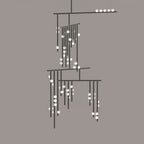 Ilvenaria Brass Chandelier-Moonnatur