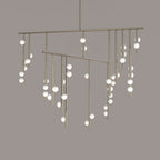 Ilvenaria Brass Chandelier-Moonnatur