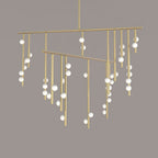 Ilvenaria Brass Chandelier-Moonnatur