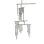 Ilvenaria Brass Chandelier-Moonnatur
